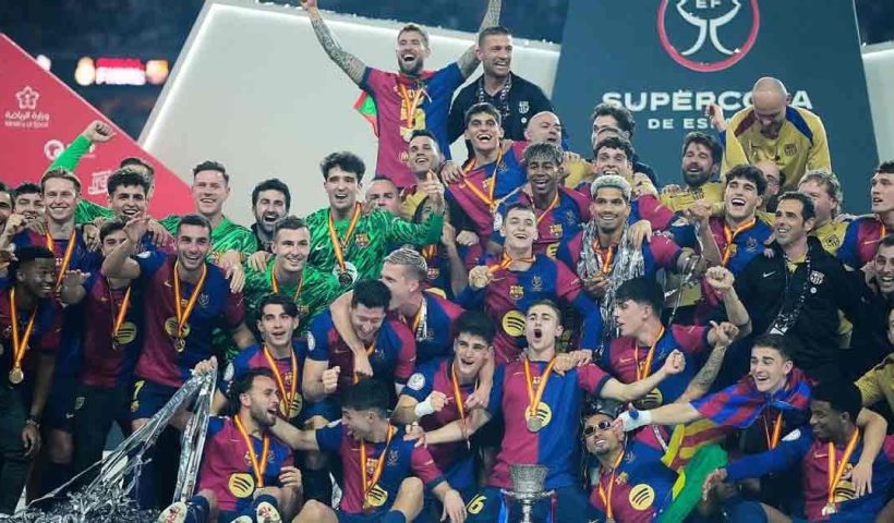 Barcelona Triumphs 5-2 Over Real Madrid to Win 14th Spanish Super Cup