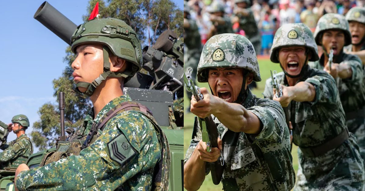 China vs Taiwan Military