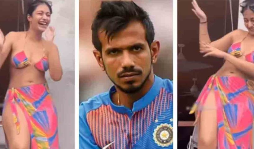 Watch Dhanashree Verma's throwback bikini dance video that is going viral amid ongoing divorce rumours with Yuzvendra Chahal. Get the latest updates on their relationship and social media buzz.