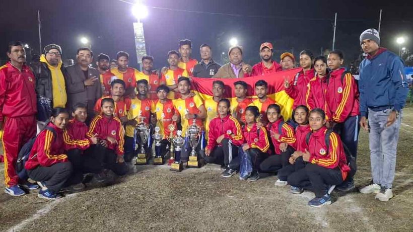 East Bengal Club Wins Championship in Both Men's and Women's Kho Kho Teams at 66th Senior State Championship