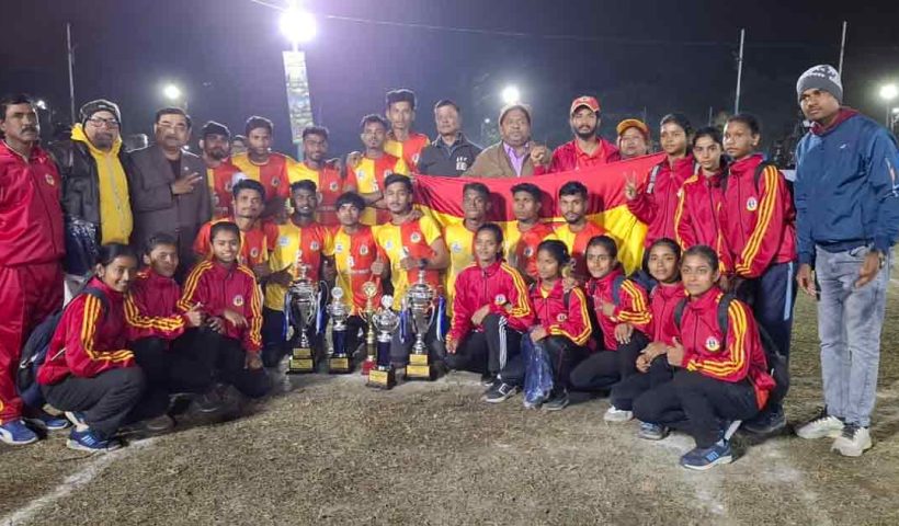 East Bengal Club Wins Championship in Both Men's and Women's Kho Kho Teams at 66th Senior State Championship