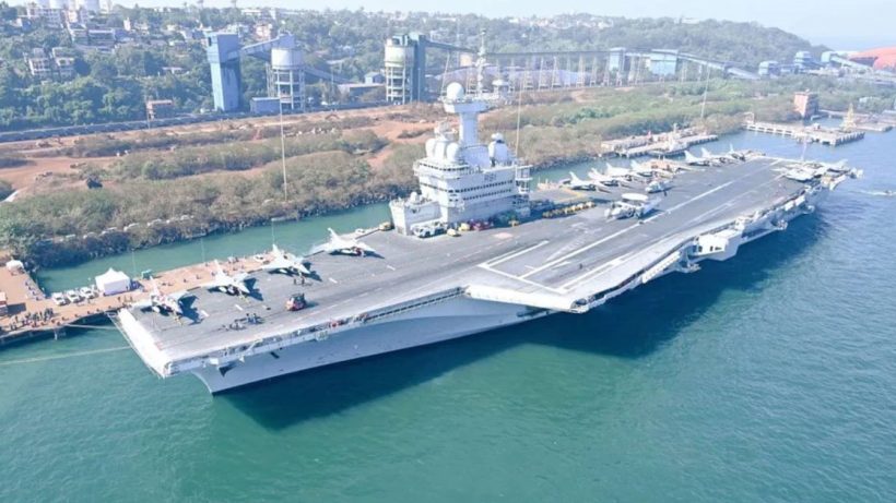 French Carrier Strike Group arrives in Goa