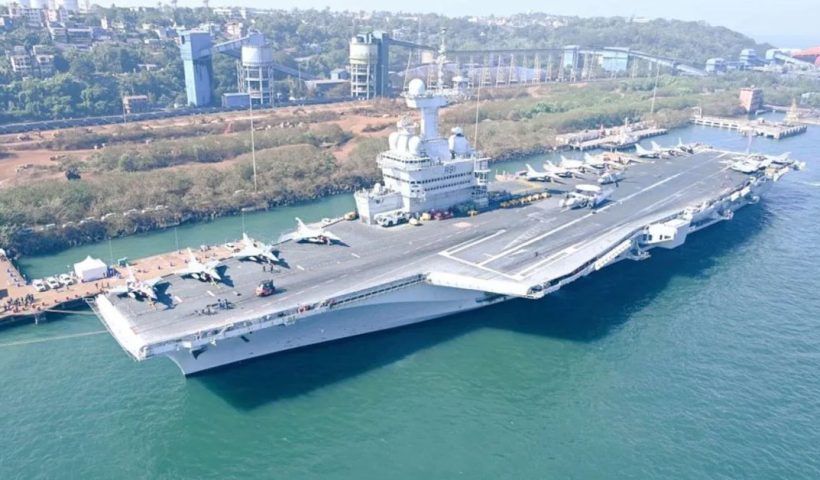 French Carrier Strike Group arrives in Goa