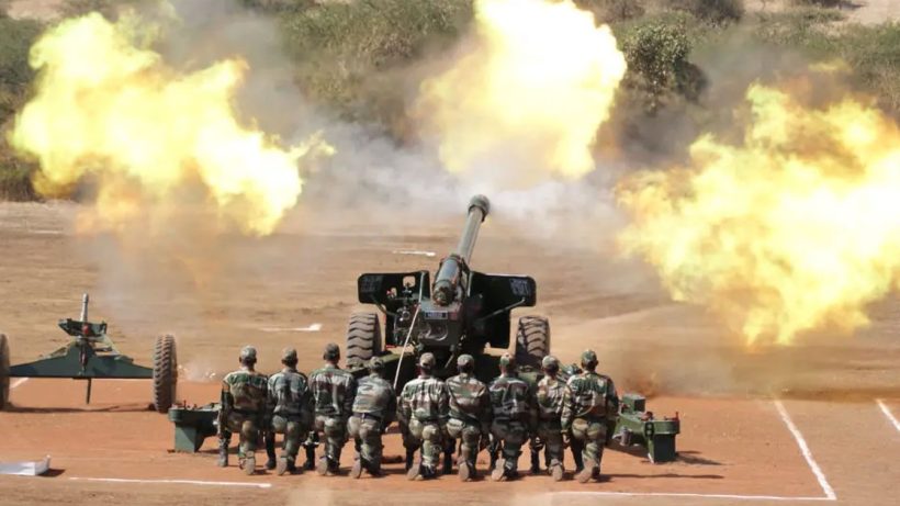 Indian Army Howitzer Guns