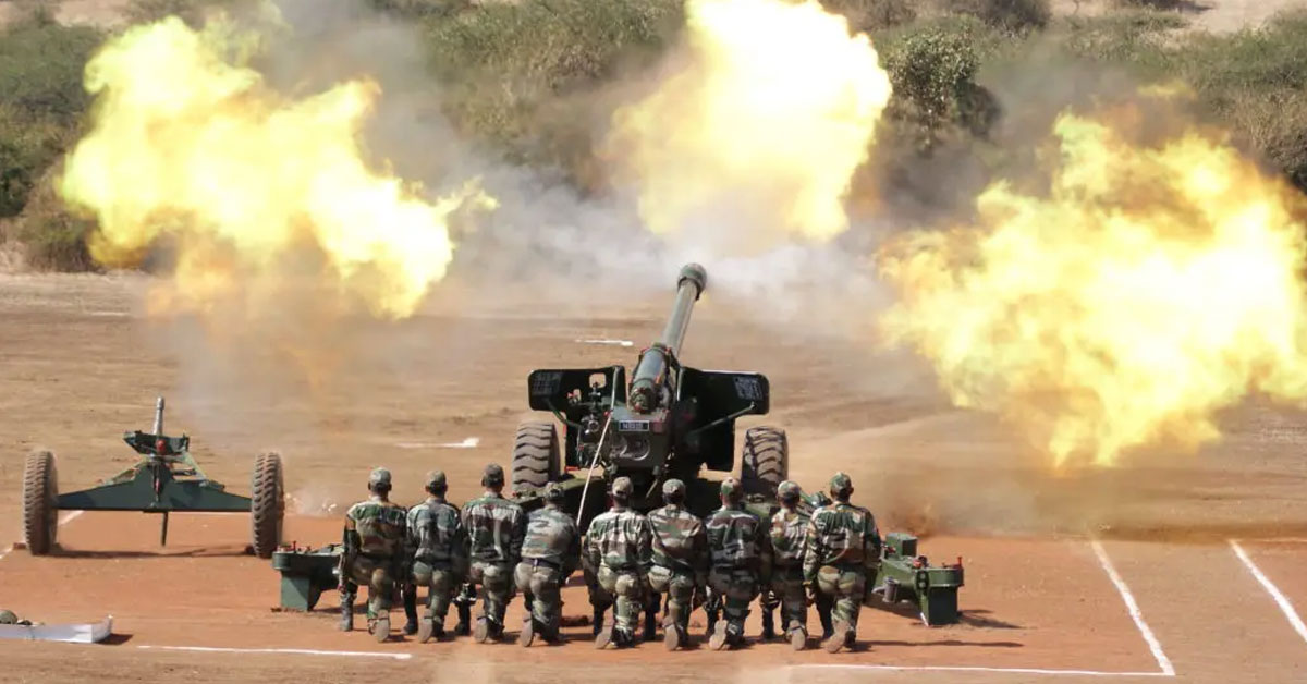 Indian Army Howitzer Guns