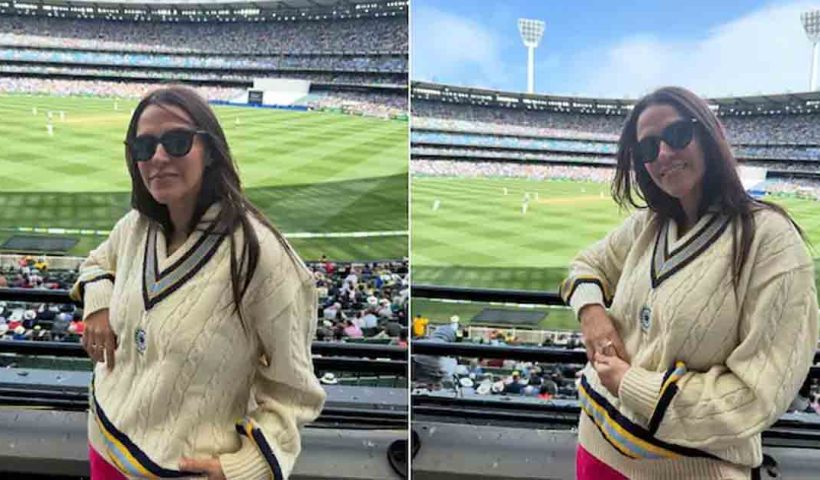 IND vs AUS: Neha Dhupia Wears Bishan Singh Bedi’s Legendary Test Sweater at Sydney Test