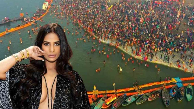 poonam-pandey-milind-soman-holy-dip-prayagraj-mahakumbh