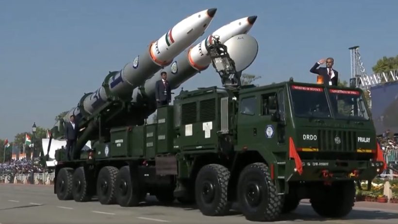 Pralay missile displayed at Kartavya Path (Republic Day Parade)