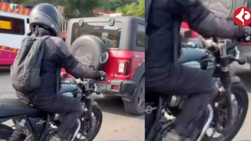 Royal Enfield Interceptor 750 spotted undisguised