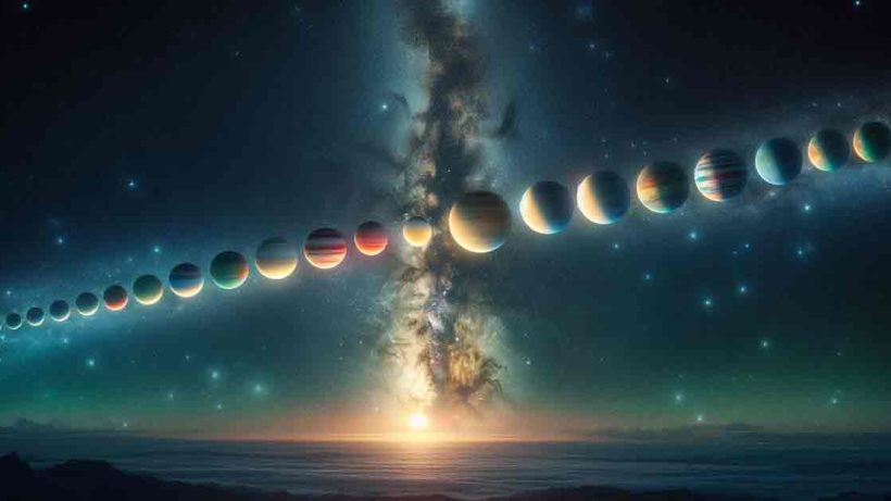 Seven Planets to Align in the Sky