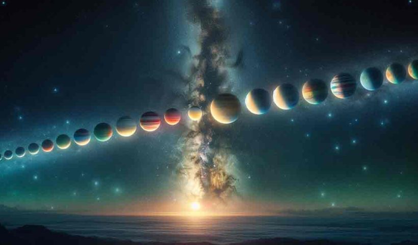 Seven Planets to Align in the Sky