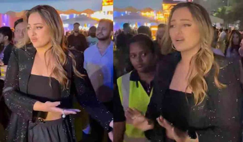 "Sonakshi Sinha snaps at paparazzi for following her at an event, asking them to stop. Watch the viral video where the actress expresses her frustration."