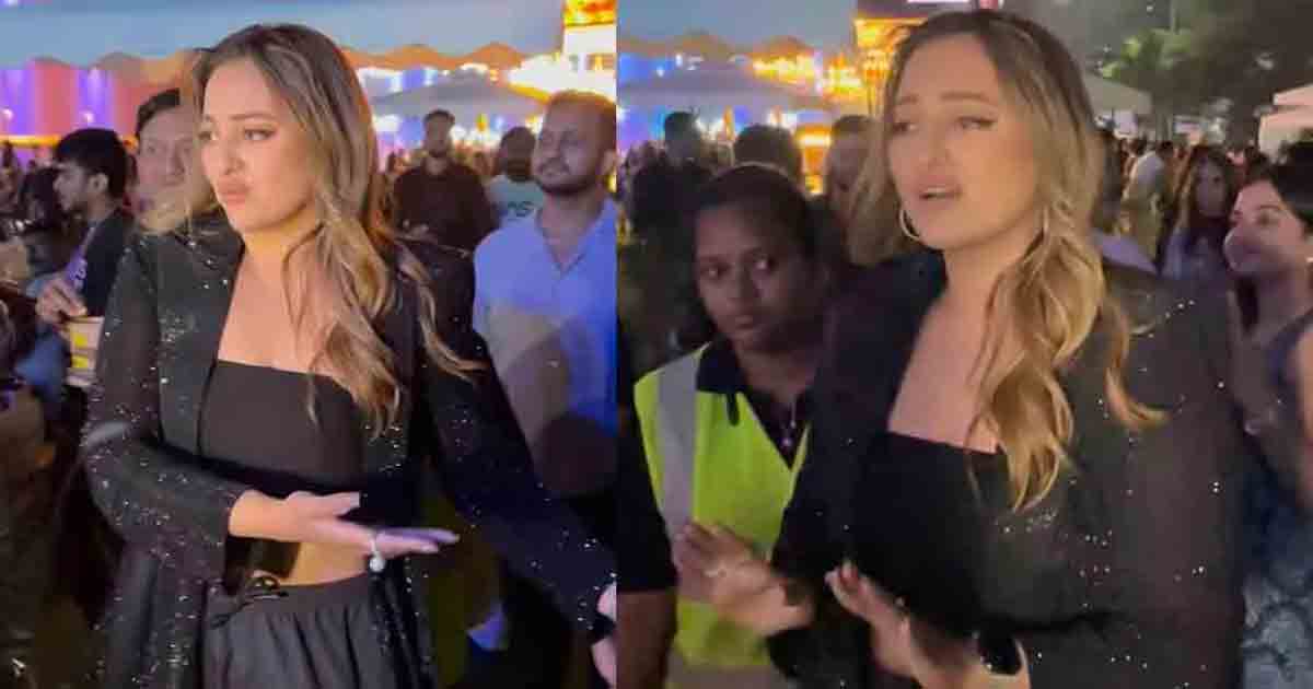 "Sonakshi Sinha snaps at paparazzi for following her at an event, asking them to stop. Watch the viral video where the actress expresses her frustration."