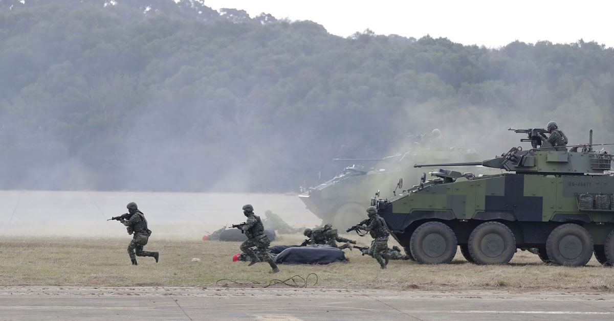 Taiwan military drill