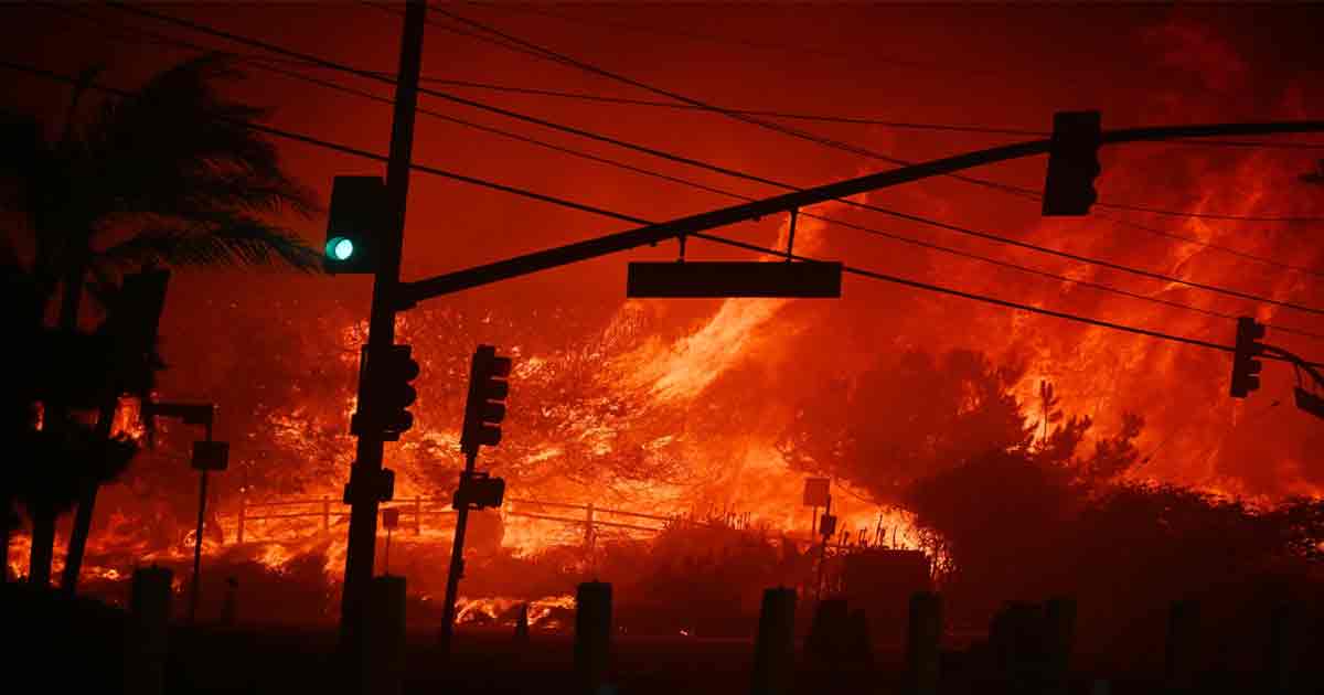 Los Angeles faces another massive wildfire