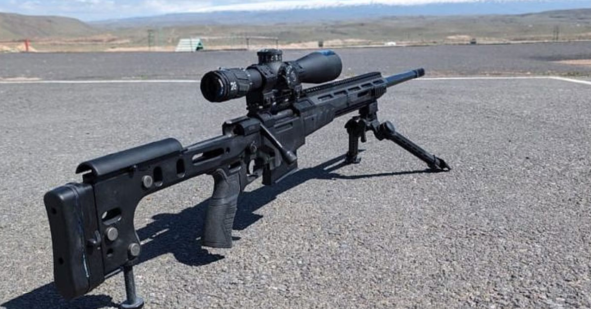 Indian .338 Saber sniper rifle