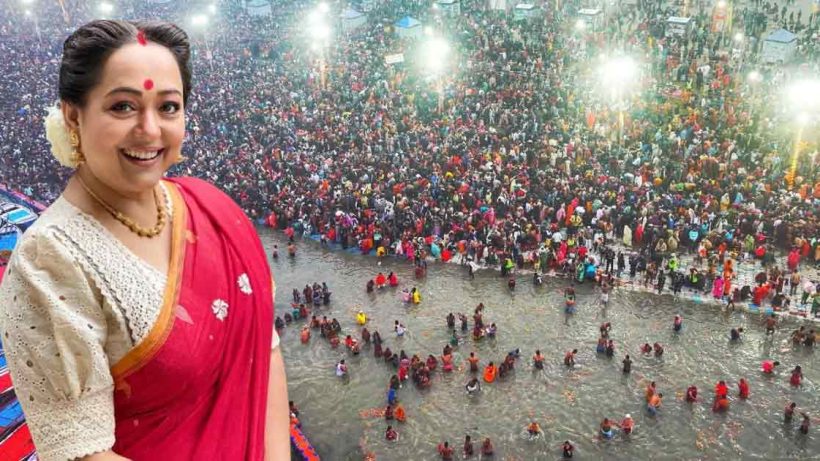 aparajita-adhya-joins-maha-kumbh-2025-religious-experience