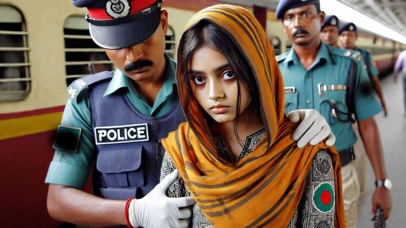 Bangladeshi young Woman Arrested