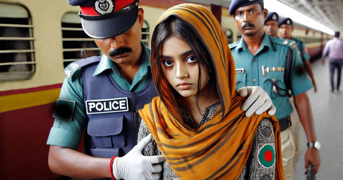 Bangladeshi young Woman Arrested