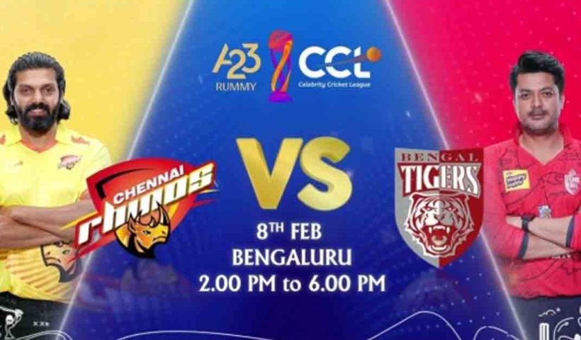 chennai-rhinos-vs-bengal-tigers-live-streaming-celebrity-cricket-league-where-to-watch