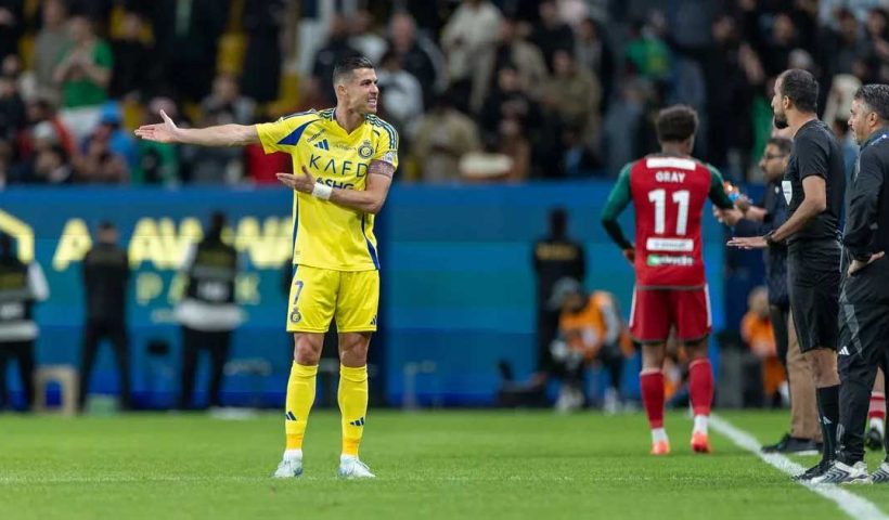 Cristiano Ronaldo Furious Over Jhon Duran's Controversial Red Card in Al Ettifaq Defeat