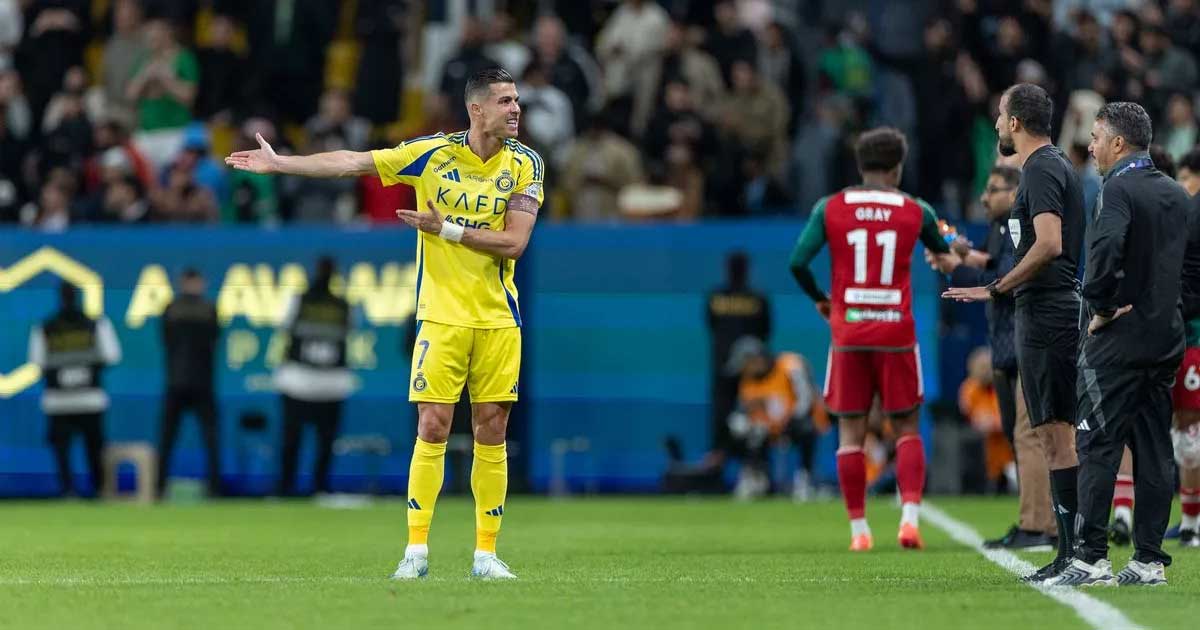 Cristiano Ronaldo Furious Over Jhon Duran's Controversial Red Card in Al Ettifaq Defeat