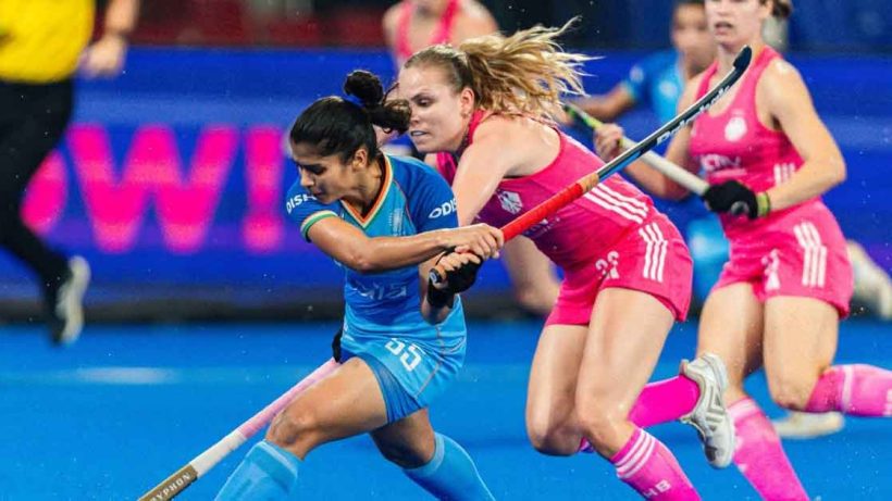 Deepika' india Against Germany in Women's FIH Pro League