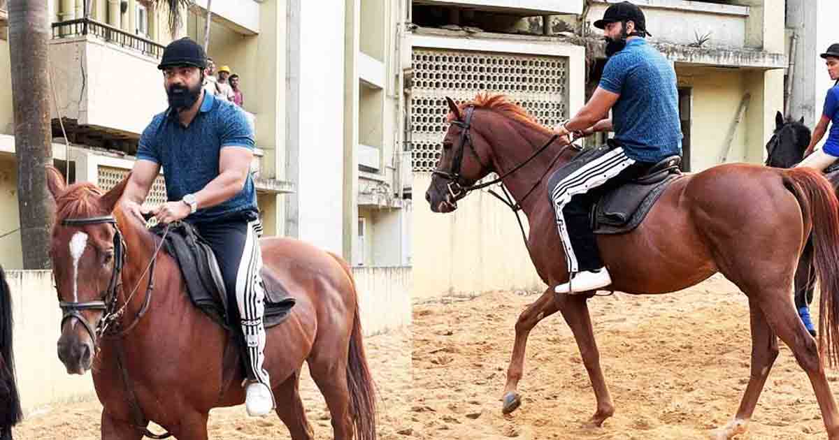 bengali-actor-dev-preparing-for-raghu-dakat-horse-riding-training