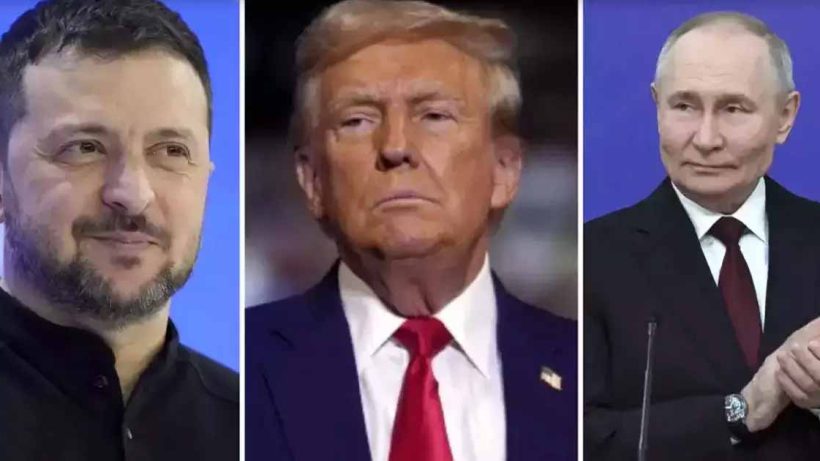 Donald Trump Putin and Zelenskyy