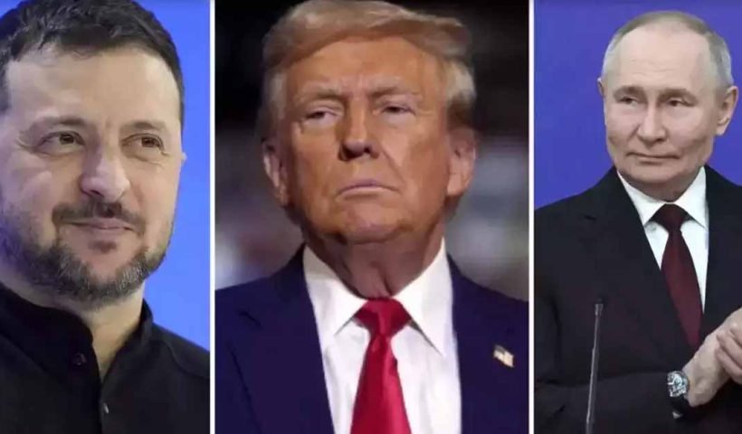 Donald Trump Putin and Zelenskyy