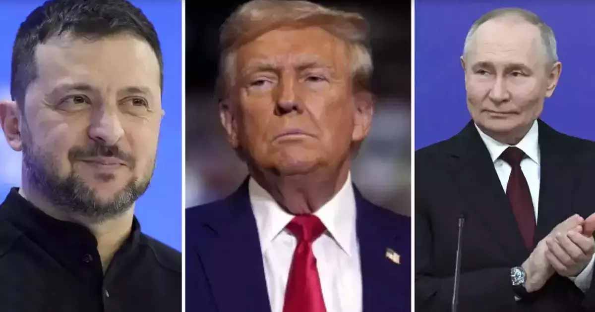 Donald Trump Putin and Zelenskyy