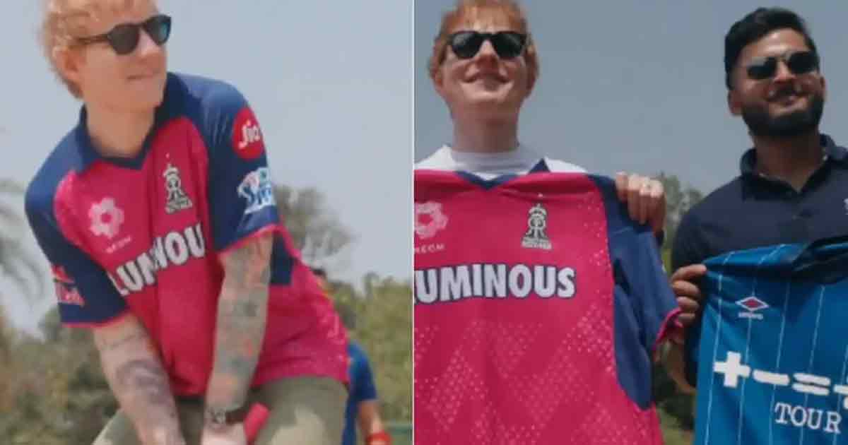 ed-sheeran-plays-cricket-with-rajasthan-royals-team