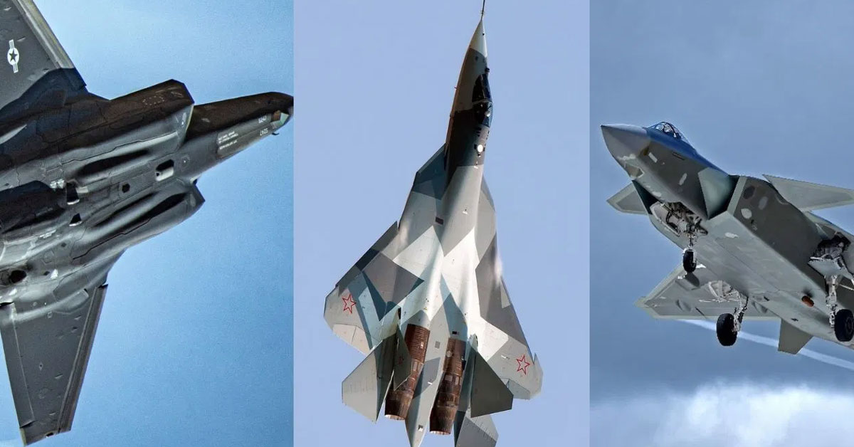 Fighter Jets: F-35 vs Su-57 vs J-20