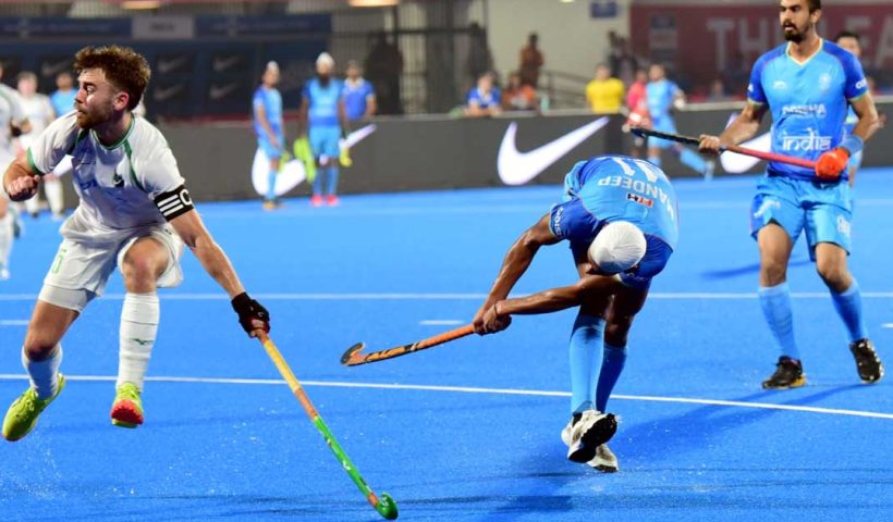 India Dominates Ireland 4-0 in FIH Hockey Pro League for Third Consecutive Win"