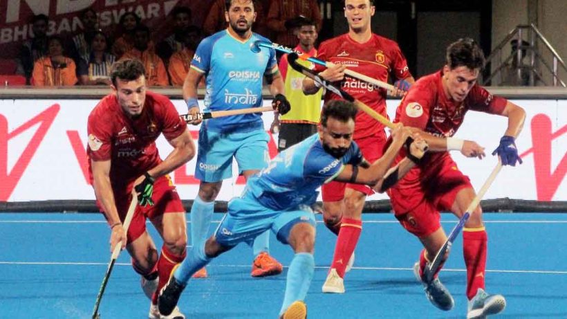 India Loses to Spain 3-1 in Men’s Pro League Hockey