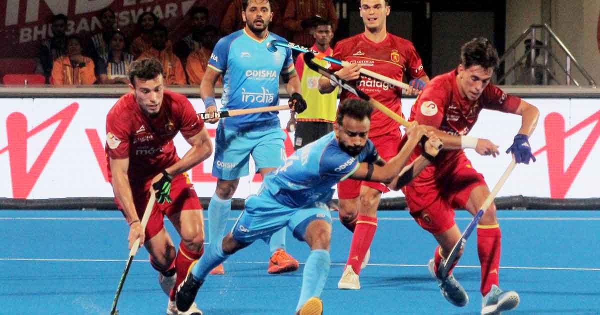 India Loses to Spain 3-1 in Men’s Pro League Hockey