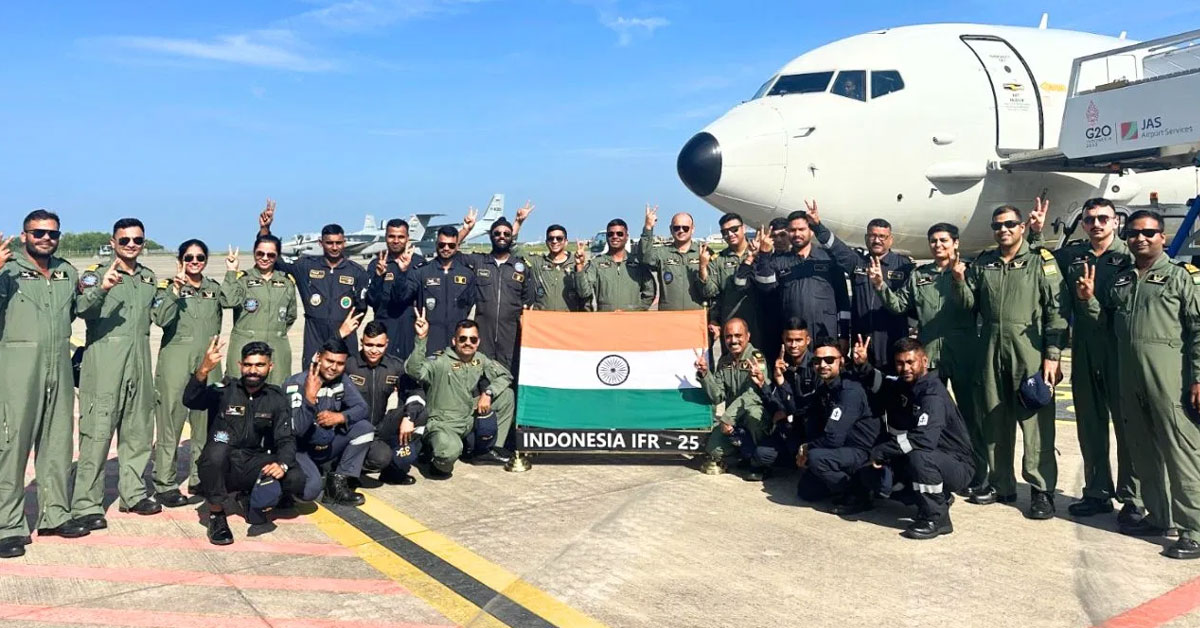 Indian Navy reaches Indonesia to take part in IFR