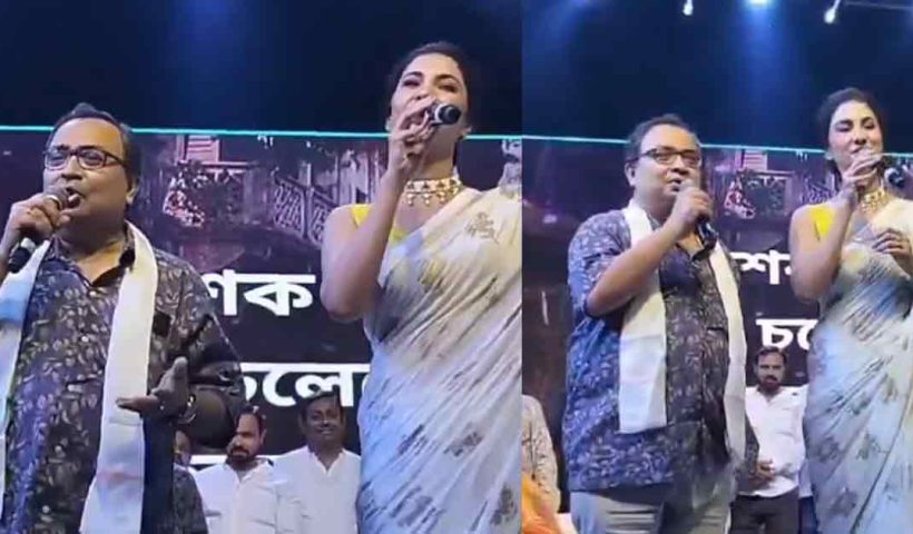 kunal-ghosh-rukmini-maitra-duet-performance-vajo-gourango