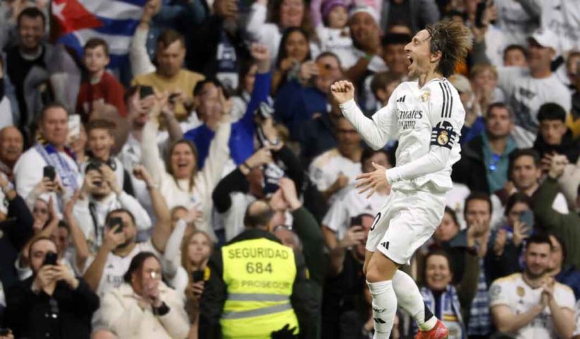 Luka Modric Real Madrid Beat Girona 2-0