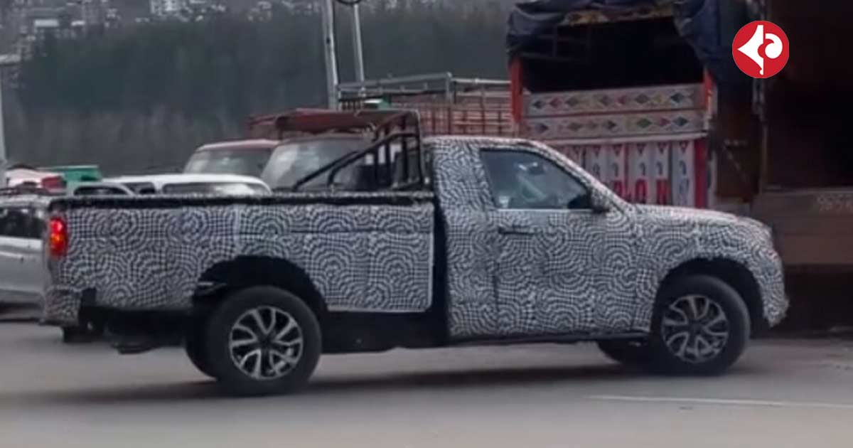 Mahindra Scorpio N Pickup Truck Spotted Testing Again In India