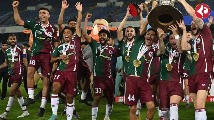 Mohun Bagan SG Footballer Ashique Kuruniyan against Kerala Blasters FC