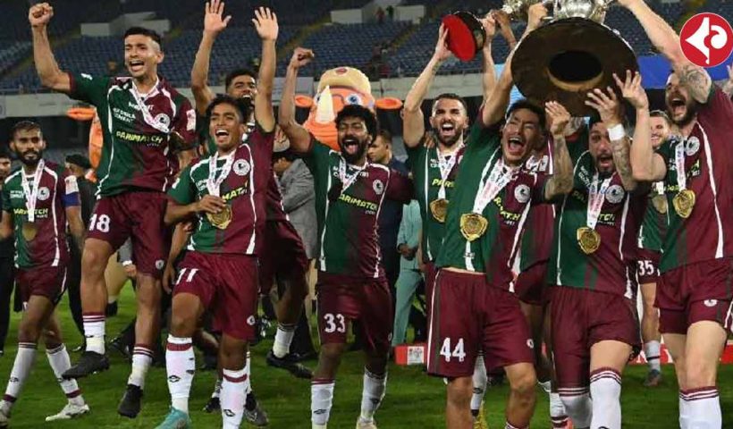 Mohun Bagan SG Footballer Ashique Kuruniyan against Kerala Blasters FC