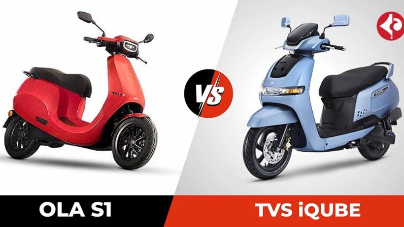 Ola S1 vs TVS iQube range comparison