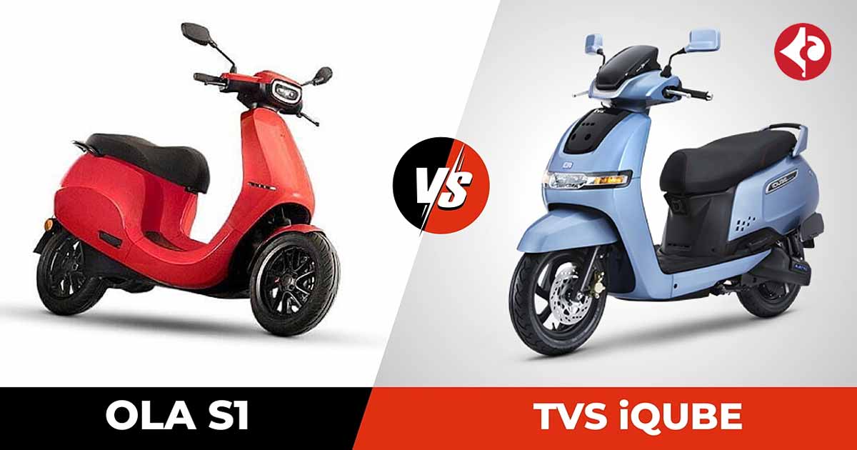 Ola S1 vs TVS iQube range comparison