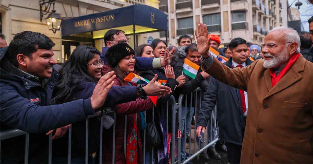 PM Narendra Modi Thanks Indian Diaspora in France