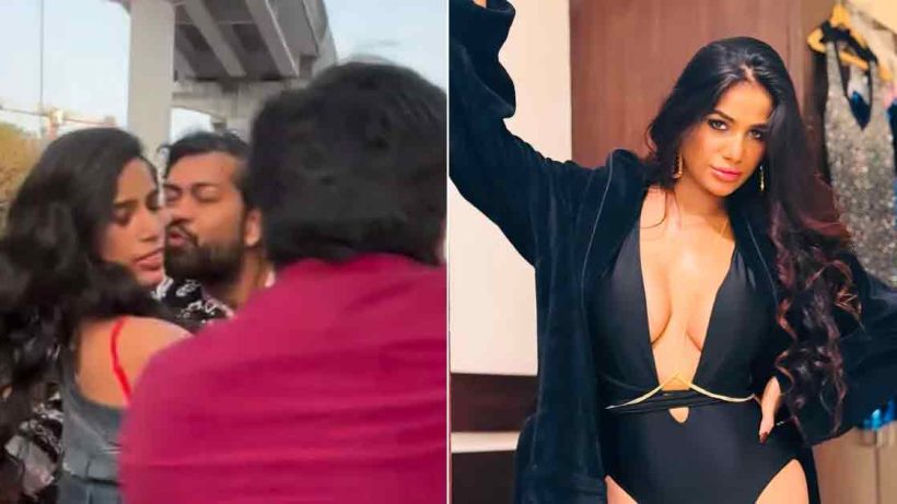 man-tries-to-forcefully-kiss-poonam-pandey-while-clicking-photo-actress-reacts