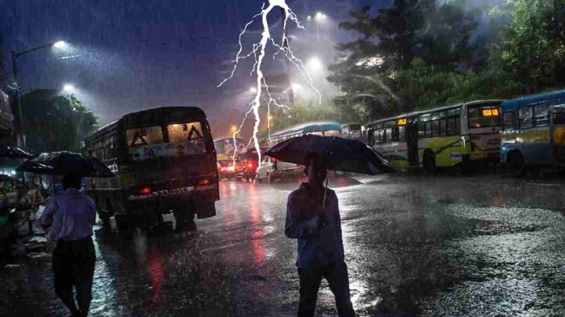 storms and rains forecast