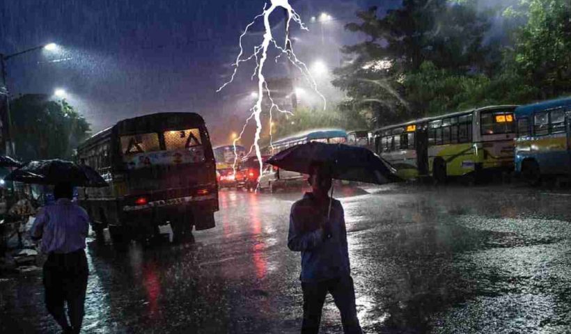 storms and rains forecast