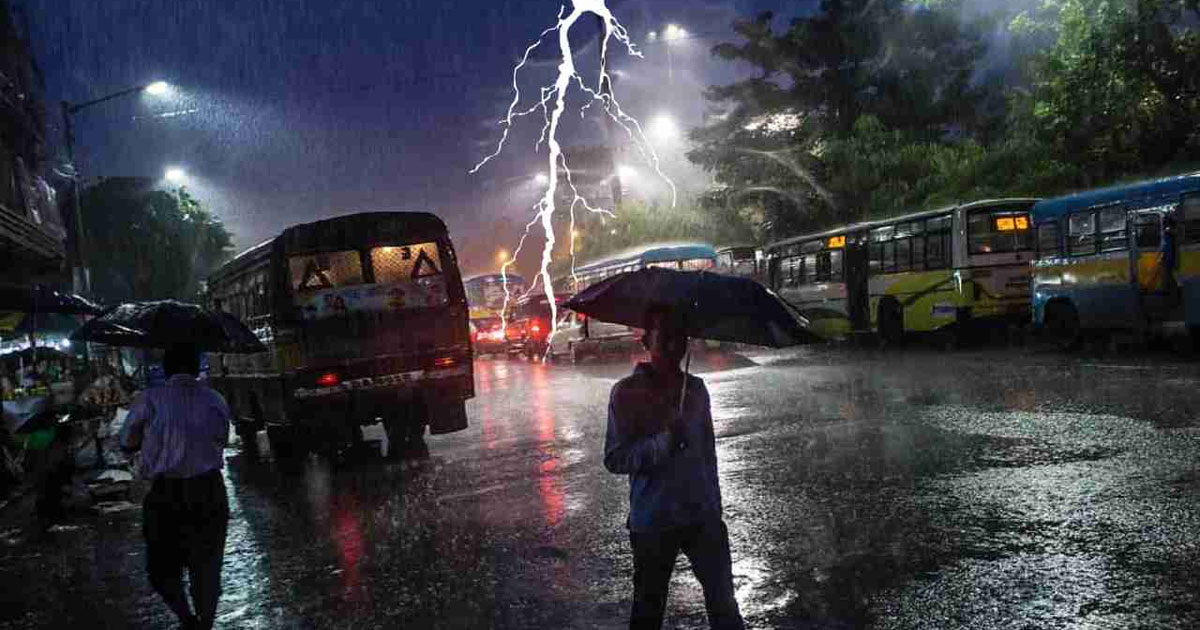 storms and rains forecast