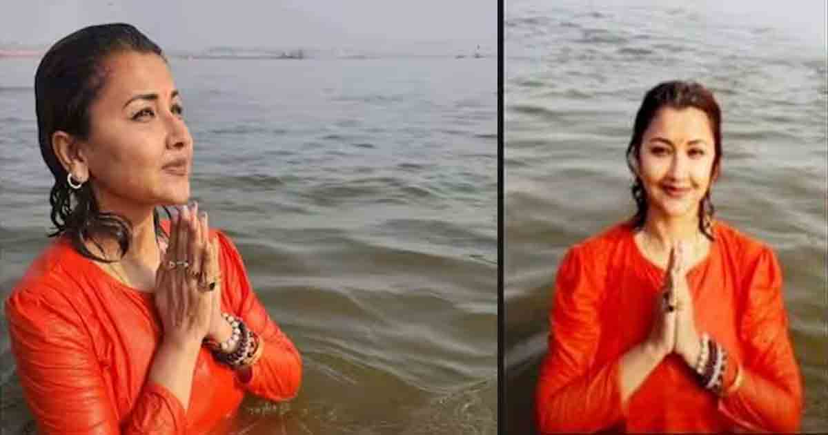 tmc-mp-actress-rachana-banerjee-attend-maha-kumbh-2025-prayagraj-up